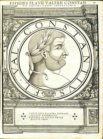 Constantius Chlorus, Illustration aus 